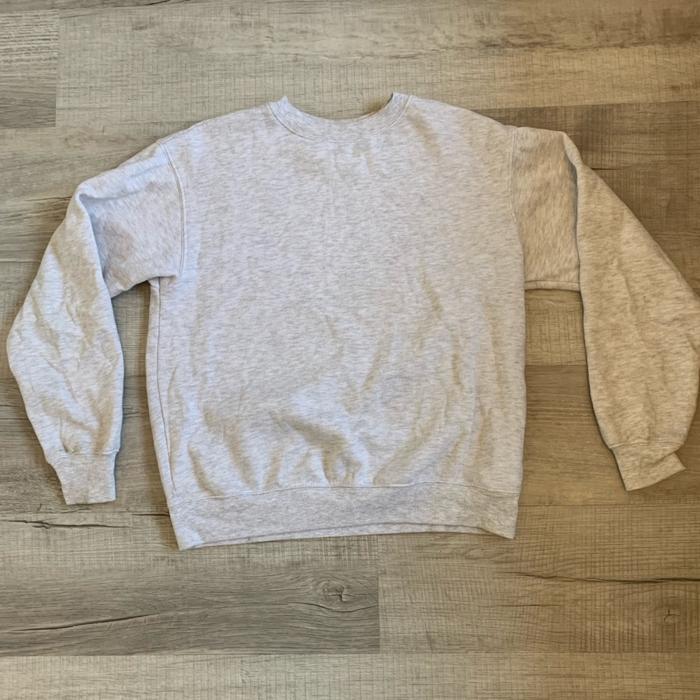 Cool gray sweat shirt